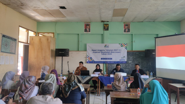 Rapat Anggota Tahunan Koperasi Muamalah Bina Insani Tahun 2024